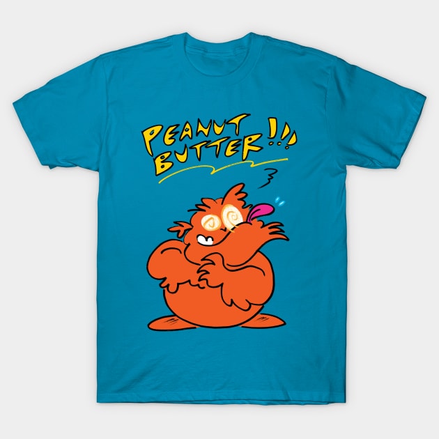 Peanut Butter Monster! T-Shirt by captainhuzzah